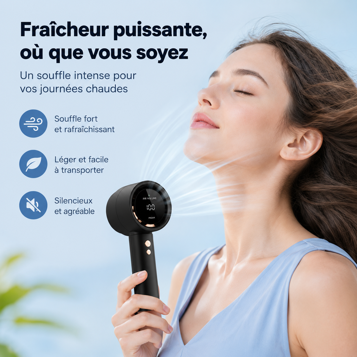 Mini Ventilateur Portable USB — Charge Rapide