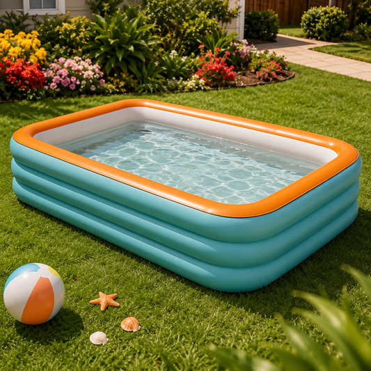 Piscine Gonflable Rectangulaire — Format Famille