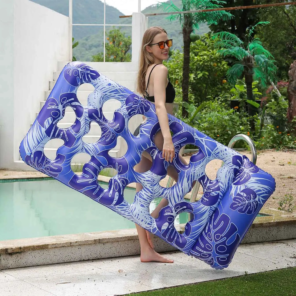 Matelas Gonflable de Piscine — Flotteur avec Appui-tête
