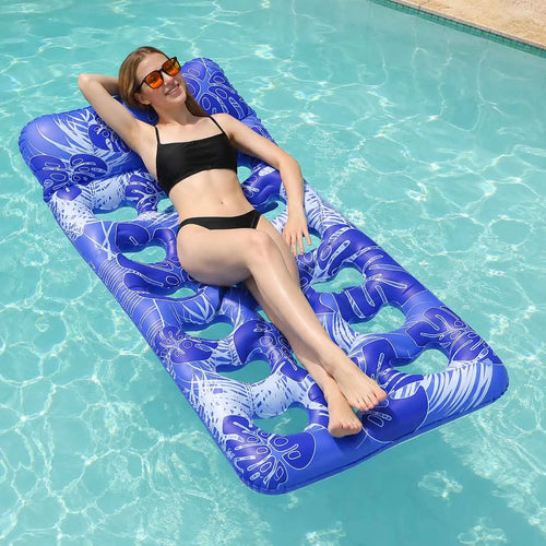 Matelas Gonflable de Piscine — Flotteur avec Appui-tête