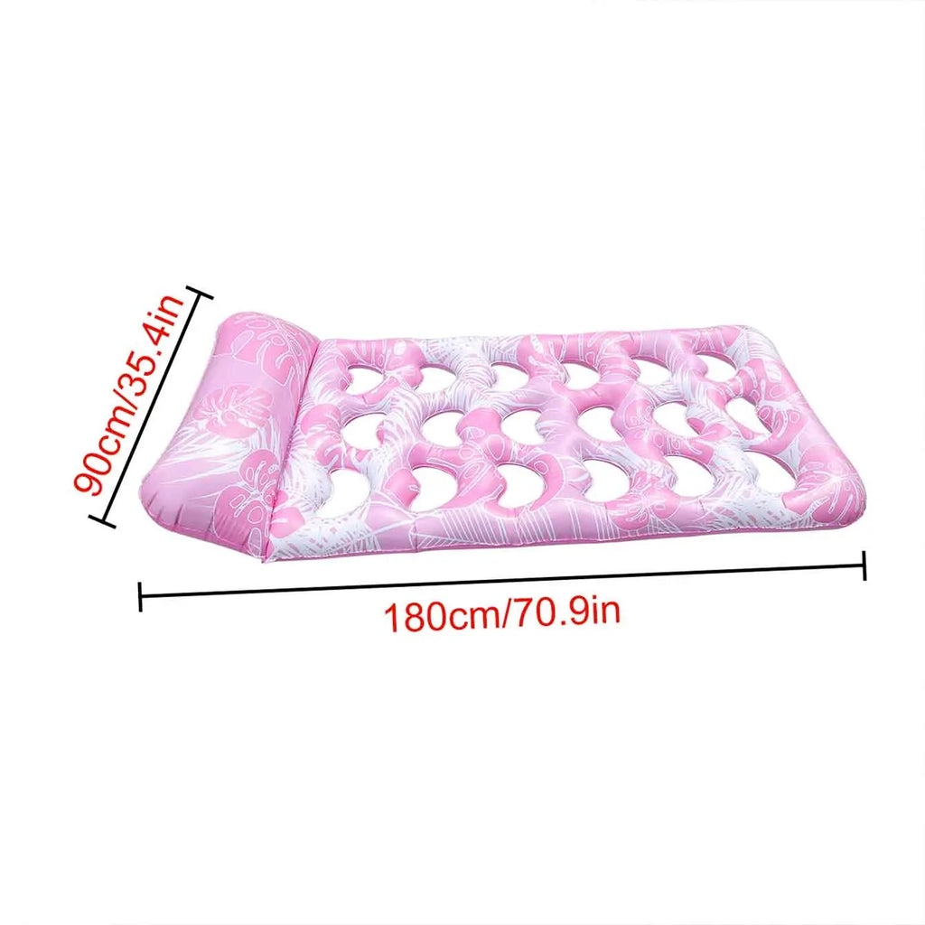 Matelas Gonflable de Piscine — Flotteur avec Appui-tête