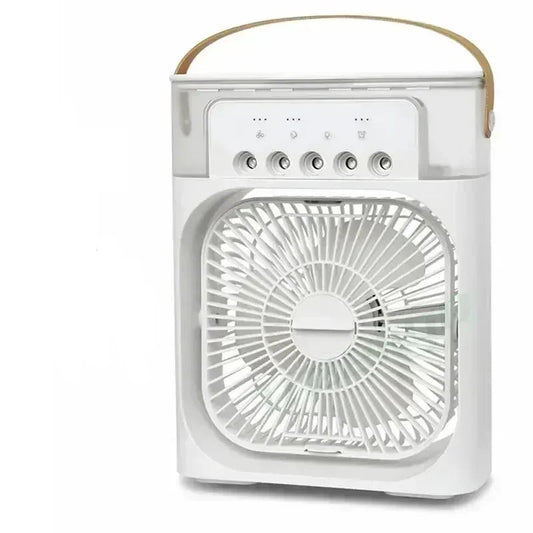 Rafraîchisseur d'Air 3-en-1 — Ventilateur, Brumisateur & Veilleuse