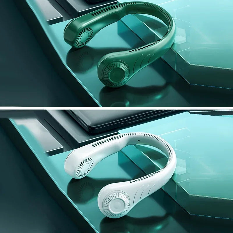 Ventilateur de Cou — Fraîcheur 360° Portable
