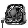 Mini Ventilateur de Bureau — 3 Vitesses USB