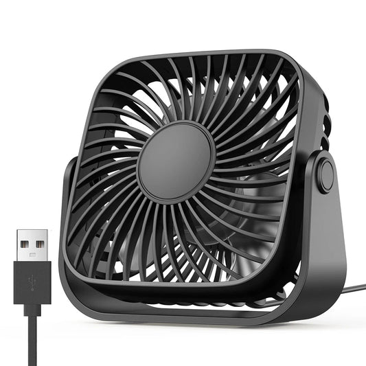 Mini Ventilateur de Bureau — 3 Vitesses USB