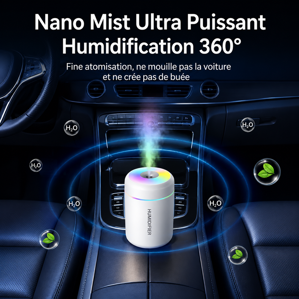 Mini Humidificateur d'Air — Diffuseur d'Arômes USB